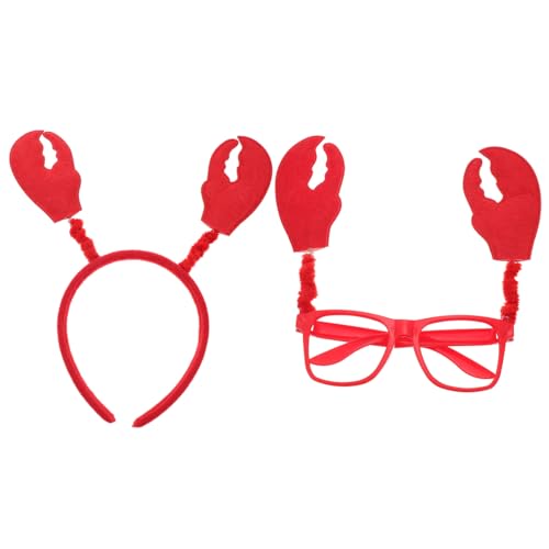 LOLIPPYY 1 Set Krabben Stirnband Brillen Stirnbänder Für Originelle Party Brillen Muschelbänder Krabben Brillen Sonnenbrillen Für Stirnband Krabbenklauen Stirnband Requisite LOLIPPYY 1 Set Krabben Stirnband Brillen Stirnbänder Für Originelle Party Brillen Muschelbänder Krabben Brillen Sonnenbrillen Für Stirnband Krabbenklauen Stirnband Requisite von LOLIPPYY