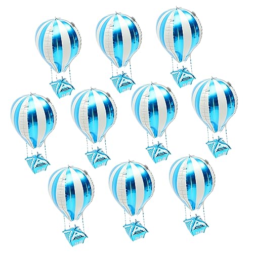 LOLIPPYY Metallic-folienballons Dekoration Für Heißluftballons Für Geburtstagspartys Flugzeug-dekorationen Großpackung von LOLIPPYY