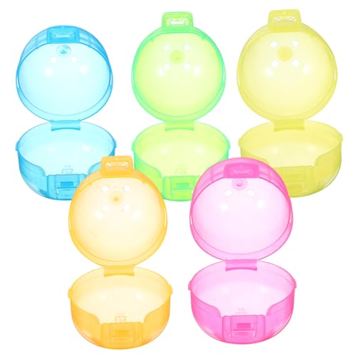 LOLIPPYY 12 Stück Teiliges Befüllbare Kunststoff kapseln Transparente Bunte Kugeln für Spielautomat Stabile Offene Vielseitig für Partygeschenke und DIY Dekoration von LOLIPPYY