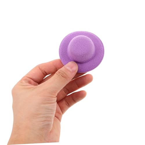 LOLIPPYY 12 Stück Teiliges Miniatur Filz in Leuchtenden Farben Kleine Formelle Hüte für Puppen Dekoration für DIY Bastelarbeiten Festliche Partyaccessoires und Rollenspiel von LOLIPPYY