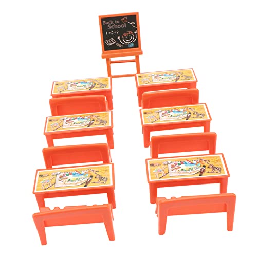 LOLIPPYY 13 Stück Schulbank Für Puppen Mini-tafel Mini-puppenmöbel Puppenschultische Kleines Tafelmodell Stellen Sie Sich Vor, Sie in Der Schule Schreibtisch Kind Plastik LOLIPPYY 13 Stück Schulbank Für Puppen Mini-tafel Mini-puppenmöbel Puppenschultische Kleines Tafelmodell Stellen Sie Sich Vor, Sie in Der Schule Schreibtisch Kind Plastik von LOLIPPYY