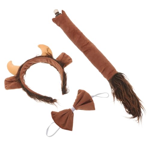 LOLIPPYY 1Satz Kuhkostüm für Damen Dekoratives Stirnband mit Kuhohren Schleife für Cosplay Partys und Festliche Anlässe Verkleidungen LOLIPPYY 1Satz Kuhkostüm für Damen Dekoratives Stirnband mit Kuhohren Schleife für Cosplay Partys und Festliche Anlässe Verkleidungen von LOLIPPYY