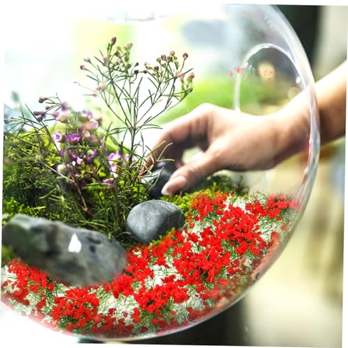 LOLIPPYY 2 Boxen Simuliertes Grasbüschel mit Künstlichen Blumen Clustern Realistische Landschafts Dekoration für Diorama Modellbau Miniatur Sandtisch Leichte Langlebige Resin Materialien von LOLIPPYY