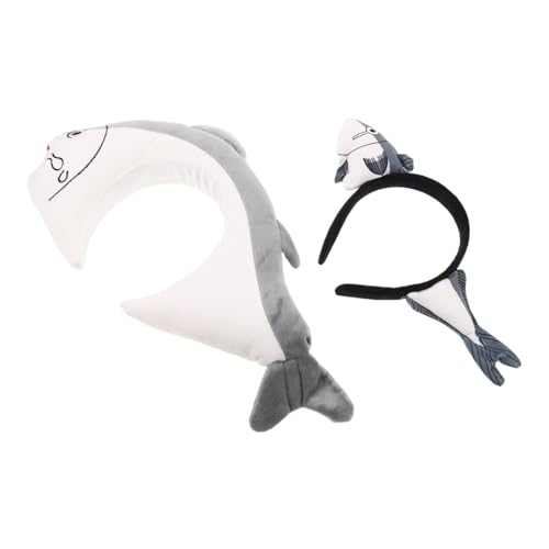 LOLIPPYY 2 STÜCK Lustige Fisch Haarreifen für Kostüme Bequemer Kopfband mit Niedlichem Meeresdesign für Partys Halloween und Themen Events LOLIPPYY 2 STÜCK Lustige Fisch Haarreifen für Kostüme Bequemer Kopfband mit Niedlichem Meeresdesign für Partys Halloween und Themen Events von LOLIPPYY