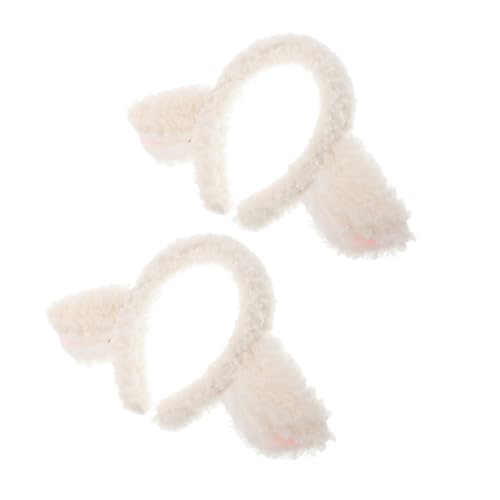 LOLIPPYY 2 STÜCK Teiliges Lammohren Haarreif Flauschiges Plüsch stirnband mit Süßen Cartoon schafsohren Niedliche Tierkopfbedeckung für Mädchen Robust für Party Gruppenaktivitäten LOLIPPYY 2 STÜCK Teiliges Lammohren Haarreif Flauschiges Plüsch stirnband mit Süßen Cartoon schafsohren Niedliche Tierkopfbedeckung für Mädchen Robust für Party Gruppenaktivitäten von LOLIPPYY