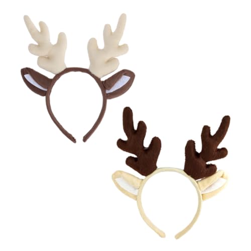 LOLIPPYY 2 Stück Antler Haarreif Christmas Party Stirnband Rentier Geweih Haarband Leicht Bequem Langlebig für Festliche Verkleidung und Fotorequisiten in Kaffee LOLIPPYY 2 Stück Antler Haarreif Christmas Party Stirnband Rentier Geweih Haarband Leicht Bequem Langlebig für Festliche Verkleidung und Fotorequisiten in Kaffee von LOLIPPYY