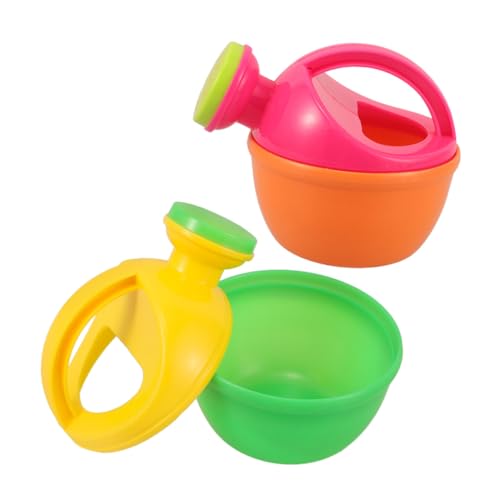 LOLIPPYY 2 Stück Badespielzeug Gießkanne Kunststoff Wasserspielzeug für Kleinkinder Sandspiel Garten mit Griffen in Grün LOLIPPYY 2 Stück Badespielzeug Gießkanne Kunststoff Wasserspielzeug für Kleinkinder Sandspiel Garten mit Griffen in Grün von LOLIPPYY