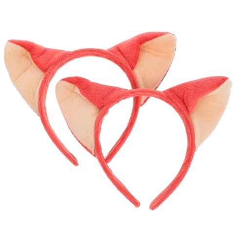 LOLIPPYY 2 Stück Fuchsohren Haarreif Tier Kostüm Accessoire Cosplay Party Haarband Weich Bequem Für Damen Mädchen Karneval Fasching LOLIPPYY 2 Stück Fuchsohren Haarreif Tier Kostüm Accessoire Cosplay Party Haarband Weich Bequem Für Damen Mädchen Karneval Fasching von LOLIPPYY