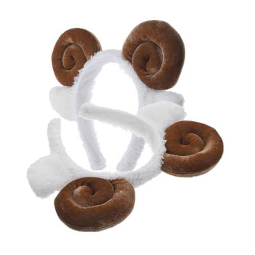 LOLIPPYY 2 Stück Niedliches Teiliges Schafsohren Haarband mit Weichen Hörnern Bequemes Stirnband für Erwachsene Vielseitiges Accessoire für Kostümpartys Cosplay und Karneval LOLIPPYY 2 Stück Niedliches Teiliges Schafsohren Haarband mit Weichen Hörnern Bequemes Stirnband für Erwachsene Vielseitiges Accessoire für Kostümpartys Cosplay und Karneval von LOLIPPYY