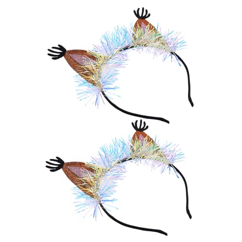 LOLIPPYY 2 Stück Teiliges Eichhörnchen Haarreif für Party Haar Accessoire mit Niedlichen Tierohren Leicht und Tragbar für Kostüm Karneval Maskerade und Themenpartys von LOLIPPYY