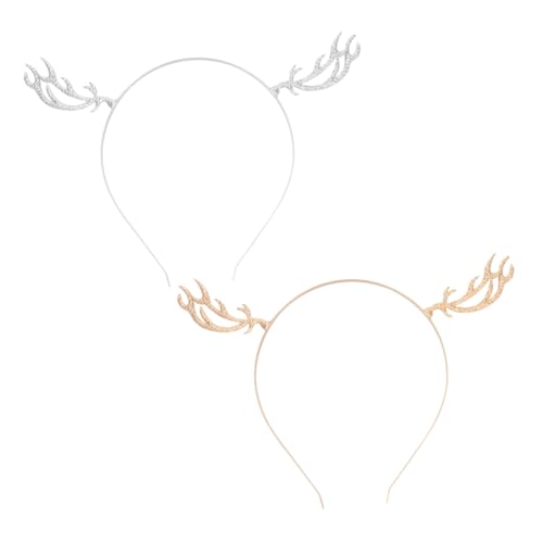 LOLIPPYY 2 Stück Weihnachts Rentier Geweih Haarreif Lustige Antlers Haarspangen für Festliche Anlässe und Partys für Weihnachten und Karneval Leicht und Tragbar LOLIPPYY 2 Stück Weihnachts Rentier Geweih Haarreif Lustige Antlers Haarspangen für Festliche Anlässe und Partys für Weihnachten und Karneval Leicht und Tragbar von LOLIPPYY