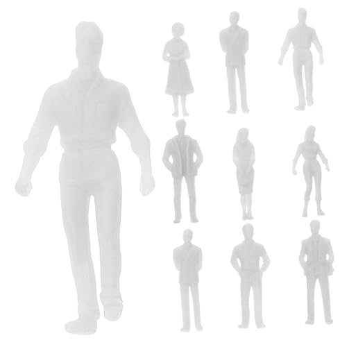 LOLIPPYY 20 Stück Maßstab Realistische Miniaturfiguren für Landschafts und Puppenhausprojekte von LOLIPPYY