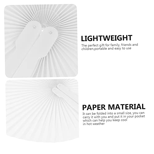 LOLIPPYY 20 Stück Teiliges Weiße Faltbare Papierfächer mit Rund und Herzform Faltbar Leicht Tragbar Diy Blanko Design für Hochzeit Partydekoration Geburtstag Kreative Handwerksprojekte LOLIPPYY 20 Stück Teiliges Weiße Faltbare Papierfächer mit Rund und Herzform Faltbar Leicht Tragbar Diy Blanko Design für Hochzeit Partydekoration Geburtstag Kreative Handwerksprojekte von LOLIPPYY