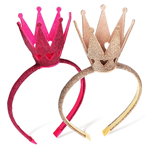 LOLIPPYY 2Stücke Kronenstirnband für Glitzer Haarreifen und Geburtstagsfeiern Kostümpartys und Festliche Anlässe Haarschmuck Accessoires für Kleine LOLIPPYY 2Stücke Kronenstirnband für Glitzer Haarreifen und Geburtstagsfeiern Kostümpartys und Festliche Anlässe Haarschmuck Accessoires für Kleine von LOLIPPYY