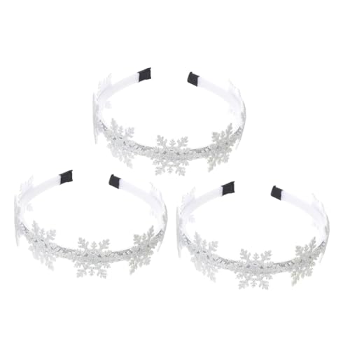 LOLIPPYY 3 Stücke Weihnachts Schneeflocken Haarreifen Leichtes Festliches Haarschmuck Accessoire für Xmas Party Foto Requisite Geeignet für Geburtstag Halloween Cosplay Tägliche Verwendung LOLIPPYY 3 Stücke Weihnachts Schneeflocken Haarreifen Leichtes Festliches Haarschmuck Accessoire für Xmas Party Foto Requisite Geeignet für Geburtstag Halloween Cosplay Tägliche Verwendung von LOLIPPYY