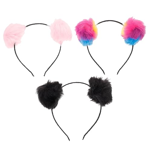 LOLIPPYY 3Stücke Flauschiges Stirnband für Teiliges mit Lustigen Bärenohren für Partys und Festliche Anlässe Vielseitige Kopfbedeckung für Geburtstagsfeiern Cosplay und Mehr LOLIPPYY 3Stücke Flauschiges Stirnband für Teiliges mit Lustigen Bärenohren für Partys und Festliche Anlässe Vielseitige Kopfbedeckung für Geburtstagsfeiern Cosplay und Mehr von LOLIPPYY