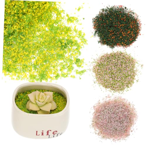 LOLIPPYY 4 Packungen DIY Modellbaum Streumaterial für Dioramen Modellbau Landschaftsbau Miniatur Laub Streudeko Bastelmaterial für Architektur und Szenerien von LOLIPPYY