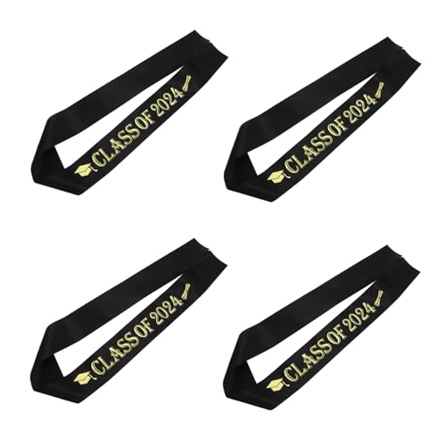 LOLIPPYY 4 Stück 2024 Gürtel für die Abschlussfeier Prom Queen Schärpe Stimmen Schleife Senior Schulterriemen für Abschlussfeier Abschluss Sash abschlussfeier requisiten Partyzubehör Satin LOLIPPYY 4 Stück 2024 Gürtel für die Abschlussfeier Prom Queen Schärpe Stimmen Schleife Senior Schulterriemen für Abschlussfeier Abschluss Sash abschlussfeier requisiten Partyzubehör Satin von LOLIPPYY