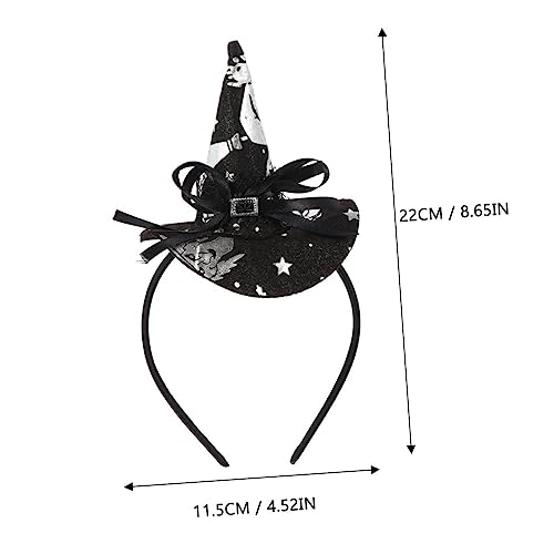 LOLIPPYY 4 Stück Halloween Haarreifen Hexen Kostüm Stirnband Kopfschmuck für Damen und Leichte Langlebige Foto Requisiten für Party Karneval und Cosplay von LOLIPPYY