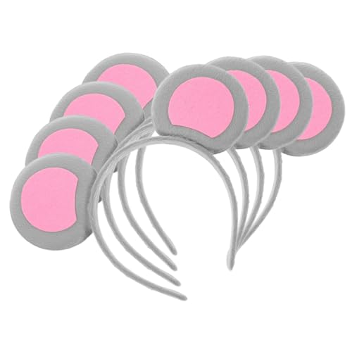LOLIPPYY 4 Stück Mausohren Haarreifen Cosplay Zubehör für Halloween Tierkostüme Partys und Festivals für Erwachsene und Langlebig und Stylisch LOLIPPYY 4 Stück Mausohren Haarreifen Cosplay Zubehör für Halloween Tierkostüme Partys und Festivals für Erwachsene und Langlebig und Stylisch von LOLIPPYY