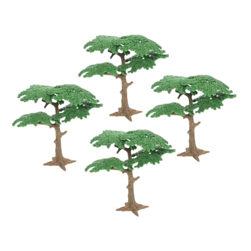 LOLIPPYY 4 Stück Simulationslandschaftsbaum Mikrosimulation Kleiner Baum Mikrolandschaftsmodellbaum Künstlicher Miniaturbaum Miniaturmodellbäume Fahrbahnbaummodell Simulationsmodell von LOLIPPYY