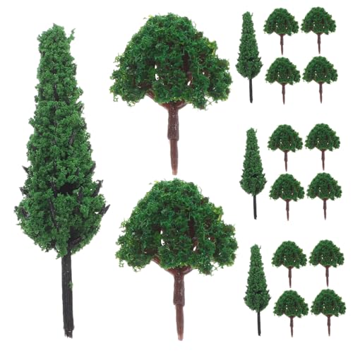 LOLIPPYY 40 Stück Teiliges Miniatur Modellbaum Realistische Landschaftsbäume für Diorama und Architekturlandschaft Handgefertigte Mini Bäume für DIY Mikro-szenerien Leicht und Vielseitig von LOLIPPYY