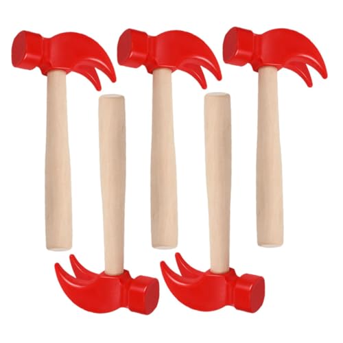 LOLIPPYY 5 Stück Teiliges Holzhammer spielzeugset für Realistischer Klauenhammer Simulation Fördert Feinmotorik und Hand Koordination Vielseitig Einsetzbar für Fantasievolles Rollenspiel LOLIPPYY 5 Stück Teiliges Holzhammer spielzeugset für Realistischer Klauenhammer Simulation Fördert Feinmotorik und Hand Koordination Vielseitig Einsetzbar für Fantasievolles Rollenspiel von LOLIPPYY