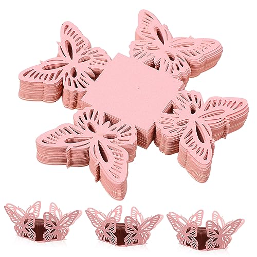 LOLIPPYY 50 Stück Boxen the wedding party hochzeitsideen süßigkeiten box süßigkeiten-box dekoringe Schokoladenverpackung selber machen Partyzubehör Geburtstagsfeier Süßigkeiten-Fälle Papier von LOLIPPYY