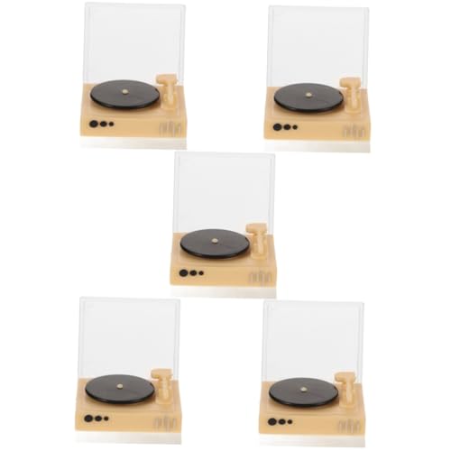 LOLIPPYY 5stücke Miniatur Puppenhaus Plattenspieler Deko Retro Cd Spieler Modell Realistische Mini Haus Accessoires Für Wohnzimmer Schlafzimmer Hochwertige Verarbeitung Langlebig Sicher LOLIPPYY 5stücke Miniatur Puppenhaus Plattenspieler Deko Retro Cd Spieler Modell Realistische Mini Haus Accessoires Für Wohnzimmer Schlafzimmer Hochwertige Verarbeitung Langlebig Sicher von LOLIPPYY