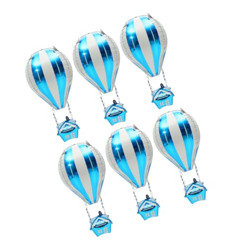 LOLIPPYY Verbesserte Visuelle Attraktivität Heißluftballon-dekorationen Folienballons Für Den Abschlussball Aluminiumfolienmaterial Leicht Aufzublasende Klassenzimmerdekoration von LOLIPPYY
