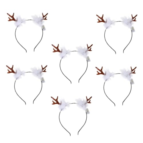 LOLIPPYY 6 Stück Leuchtende Rentier Haarreifen für Teiliges Cosplay Haarschmuck Weihnachten Party Festival Kopfbedeckung Festlich Karneval Zubehör LOLIPPYY 6 Stück Leuchtende Rentier Haarreifen für Teiliges Cosplay Haarschmuck Weihnachten Party Festival Kopfbedeckung Festlich Karneval Zubehör von LOLIPPYY