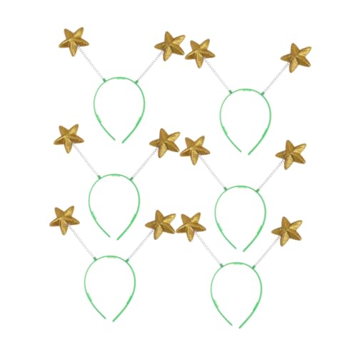 LOLIPPYY 6 Stück Teiliges Glitzer Haarbänder mit Schaumstoff sternen Lustige Flaum haarreifen für Damen und Leichter Party Haarschmuck Vielseitig für Fotoshootings und Kostüme von LOLIPPYY