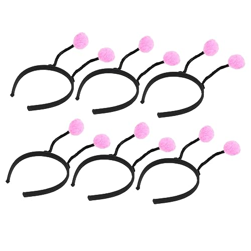 LOLIPPYY 6 Stück Teiliges Haarband mit Flauschigen Kugeln Party Haarband für Damen Cartoon Stirnband als Haarschmuck Bequemes und Langlebiges Accessoire für Cosplay und Alltag LOLIPPYY 6 Stück Teiliges Haarband mit Flauschigen Kugeln Party Haarband für Damen Cartoon Stirnband als Haarschmuck Bequemes und Langlebiges Accessoire für Cosplay und Alltag von LOLIPPYY