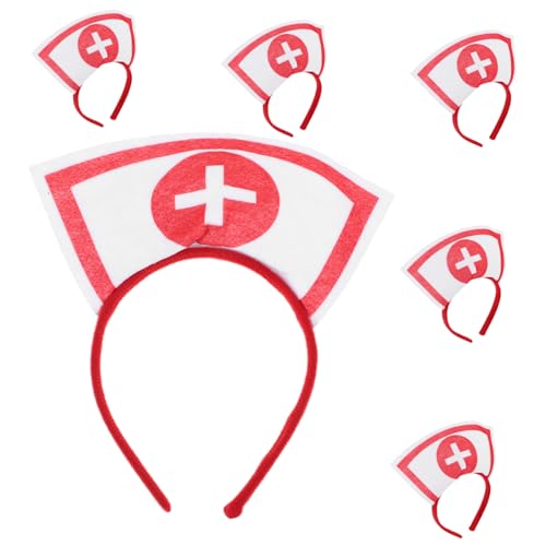 LOLIPPYY 6 Stück Teiliges Halloween Krankenschwester Haarreifen Komfortable Haarbänder Stilvolle Party Accessoires für Kostüm Cosplay Bühnenauftritte und Alltag Ergonomisch und Einfach zu LOLIPPYY 6 Stück Teiliges Halloween Krankenschwester Haarreifen Komfortable Haarbänder Stilvolle Party Accessoires für Kostüm Cosplay Bühnenauftritte und Alltag Ergonomisch und Einfach zu von LOLIPPYY