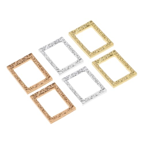 LOLIPPYY 6pcs Vintage Mini DIY -bilderrahmen Realistische Puppenhause -fotorahmenmodelle Mikrofotografie Requentien Harz Mini Bilderrahmen Für Künstlerische Fotos LOLIPPYY 6pcs Vintage Mini DIY -bilderrahmen Realistische Puppenhause -fotorahmenmodelle Mikrofotografie Requentien Harz Mini Bilderrahmen Für Künstlerische Fotos von LOLIPPYY