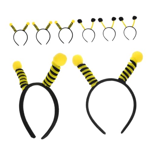LOLIPPYY 8 Stück Bienenantenne Haarreif Teiliges für Cosplay und Partys Hochwertiges Kostümzubehör mit Stabilen Stoffen Leicht und Bequem für Halloween und Feste von LOLIPPYY