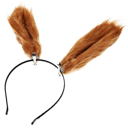 LOLIPPYY Adorable Hasenohren Haarreif aus Plüsch Braunes Kaninchen Ohr Stirnband für Damen Weiches Kostümzubehör für Halloween Fasching Weihnachts und Karnevalspartys LOLIPPYY Adorable Hasenohren Haarreif aus Plüsch Braunes Kaninchen Ohr Stirnband für Damen Weiches Kostümzubehör für Halloween Fasching Weihnachts und Karnevalspartys von LOLIPPYY