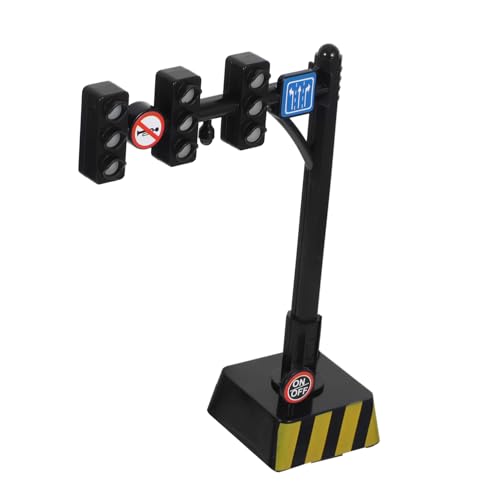 LOLIPPYY Teraktives Verkehrsspielzeug Für Jungen Und Mädchen Mini-straßenlaternen-Set Stoppschild-Spielzeug Für Jungen Und Mädchen Verkehrszeichen-Set Lernspielzeug von LOLIPPYY
