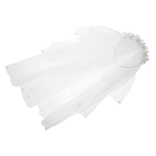 LOLIPPYY Blumiger Haarreif mit Perlen und Zartem Schleier Leichter Party Haarschmuck für Mädchen Bequemer Sitz für Geburtstage Karneval und Festliche Anlässe LOLIPPYY Blumiger Haarreif mit Perlen und Zartem Schleier Leichter Party Haarschmuck für Mädchen Bequemer Sitz für Geburtstage Karneval und Festliche Anlässe von LOLIPPYY