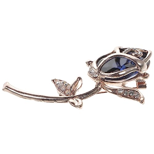 LOLIPPYY Brosche stieg damenschmuck muttertagsgeschenke muttertags geschenkidee muttertag muttagsgeschenke Brosche Mama Brosche dekorativ Mini-Rosenbrosche Black von LOLIPPYY