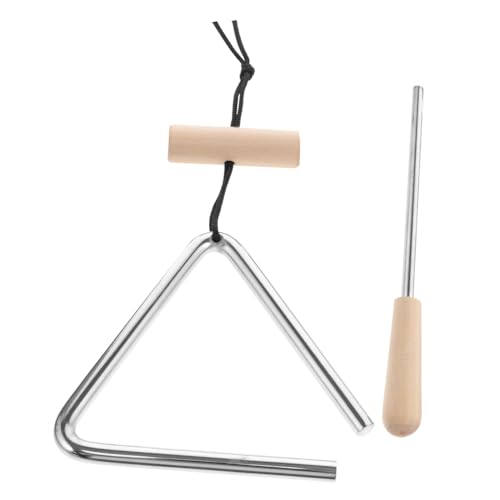 LOLIPPYY Eisen Dreieck Musikinstrument mit Holzschlägel Robustes Schlaginstrument für Frühe Rhythmusförderung Kindermusikunterricht und Eltern Junge Mädchen Musikpädagogik LOLIPPYY Eisen Dreieck Musikinstrument mit Holzschlägel Robustes Schlaginstrument für Frühe Rhythmusförderung Kindermusikunterricht und Eltern Junge Mädchen Musikpädagogik von LOLIPPYY