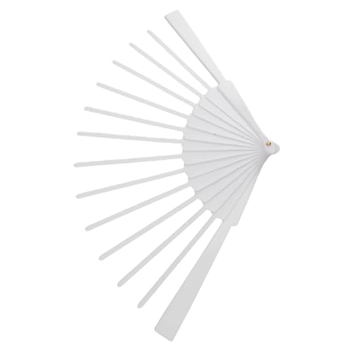 LOLIPPYY Faltbarer Fächerrahmen aus Stabiler Faltbarer Fan Ribbing DIY Japanischer Handfächerrahmen Vielseitig für Bastelprojekte Kompakt und Tragbar Eleganter Weißer Fächerkörper für LOLIPPYY Faltbarer Fächerrahmen aus Stabiler Faltbarer Fan Ribbing DIY Japanischer Handfächerrahmen Vielseitig für Bastelprojekte Kompakt und Tragbar Eleganter Weißer Fächerkörper für von LOLIPPYY
