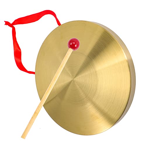 LOLIPPYY Flood Gong Kupfer Percussion Instrument mit Schlägel und Lanyard Multifunktional für Musikunterricht Bandauftritte und Dekorative Wohnaccessoires LOLIPPYY Flood Gong Kupfer Percussion Instrument mit Schlägel und Lanyard Multifunktional für Musikunterricht Bandauftritte und Dekorative Wohnaccessoires von LOLIPPYY
