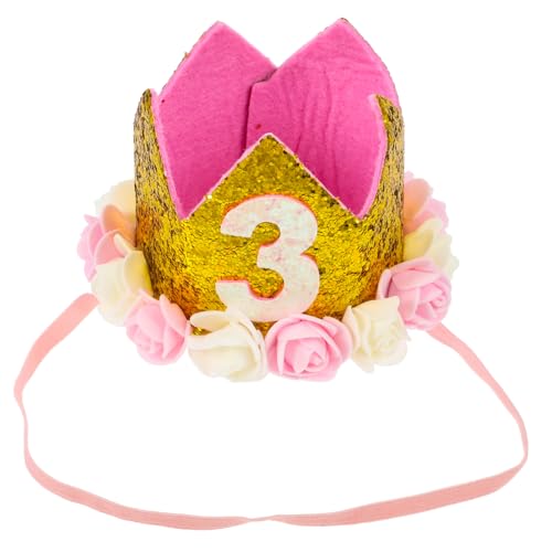 LOLIPPYY Geburtstagskrone mit Nummern Design Haar Accessoire für Partys und Besondere Anlässe Bequem und Leicht für Ganzen Tag von LOLIPPYY