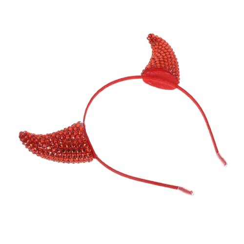 LOLIPPYY Glitzerndes Teufelshorn Haarreif mit Strass Halloween Kostüm Accessoire Funkelndes Hörner Haarband für Cosplay Party Bequemer Sitz Design für Karneval und Bühnenauftritt LOLIPPYY Glitzerndes Teufelshorn Haarreif mit Strass Halloween Kostüm Accessoire Funkelndes Hörner Haarband für Cosplay Party Bequemer Sitz Design für Karneval und Bühnenauftritt von LOLIPPYY