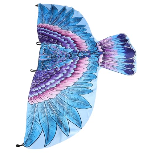 LOLIPPYY Halloween Adlerflügel Umhang Erwachsene Verstellbare Schulterriemen Bunte Tierkostüm Cosplay Party Foto Requisite Fasching Karneval Zubehör von LOLIPPYY