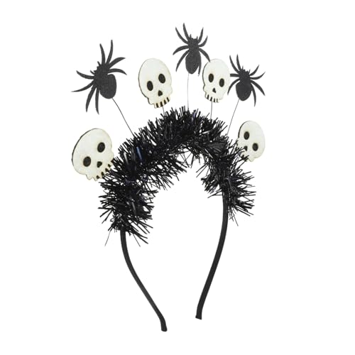 LOLIPPYY Halloween Haarreif Schädelkopf Stirnband Cosplay Haarreif Halloween Kopfschmuck Party Haaraccessoire für Kostümfeste und Dekoration LOLIPPYY Halloween Haarreif Schädelkopf Stirnband Cosplay Haarreif Halloween Kopfschmuck Party Haaraccessoire für Kostümfeste und Dekoration von LOLIPPYY