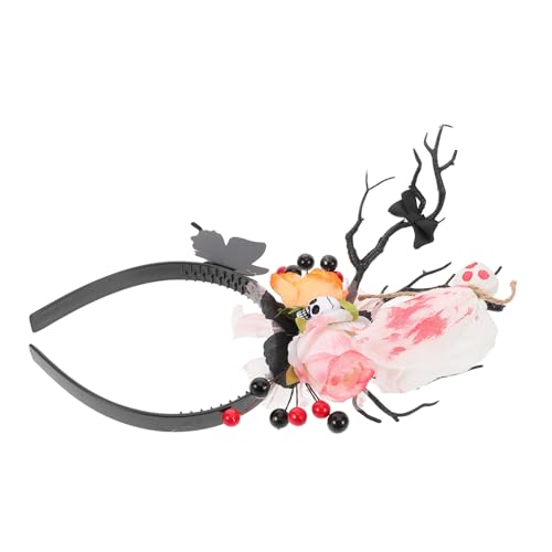 LOLIPPYY Halloween Haarreif mit Geweih Geist und Leichtes Komfortables Partyaccessoire für Kostüme Cosplay und Thematische Festlichkeiten Schwarzer Auffälliges Design LOLIPPYY Halloween Haarreif mit Geweih Geist und Leichtes Komfortables Partyaccessoire für Kostüme Cosplay und Thematische Festlichkeiten Schwarzer Auffälliges Design von LOLIPPYY