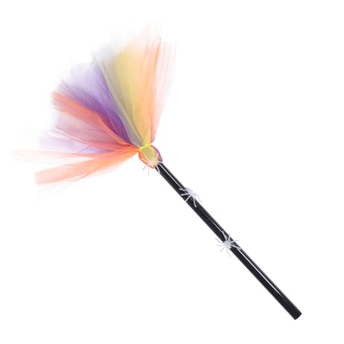 LOLIPPYY Halloween Hexenbesen Dekoration mit Leuchtendem Spinnennetz Cosplay Zauberbesen Party Deko für Halloween Events Gruselige Requisite für Innen und Außen Langlebig und LOLIPPYY Halloween Hexenbesen Dekoration mit Leuchtendem Spinnennetz Cosplay Zauberbesen Party Deko für Halloween Events Gruselige Requisite für Innen und Außen Langlebig und von LOLIPPYY