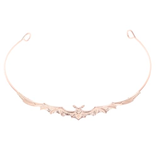 LOLIPPYY Halloween Stirnband mit Fledermaus Design Leichter Metall Haarreif in Roségold Dekoratives Kopfschmuck für Party Karneval und Cosplay Langlebig und Unverformbar von LOLIPPYY